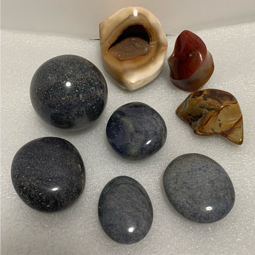 Crystal Tumbled Stones polished - Soul Stones - Bundle of 8 - DO NOT BUNDLE